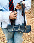 Midnight bag in navy blue