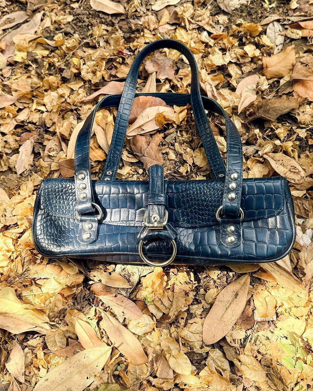 Midnight bag in navy blue